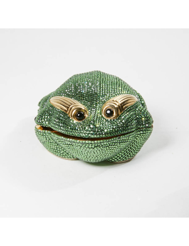 Minaudière JUDITH LIEBER grenouille strass