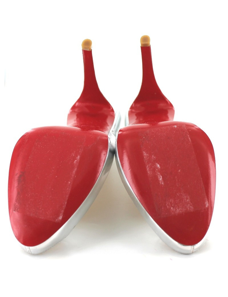 Escarpins CHRISTIAN LOUBOUTIN argent