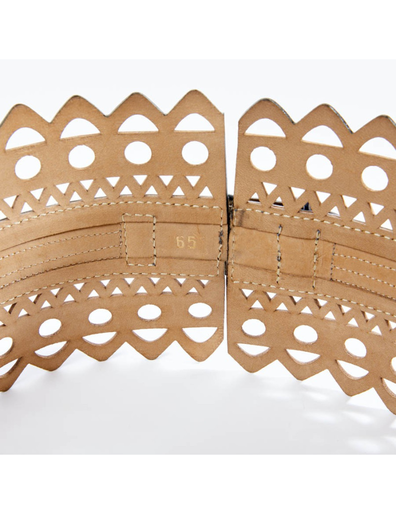 Ceinture T65 ALAIA bleue