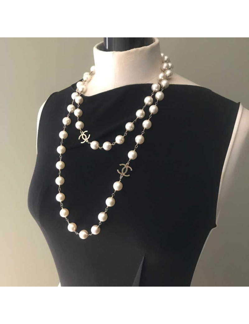 Sautoir perles CHANEL