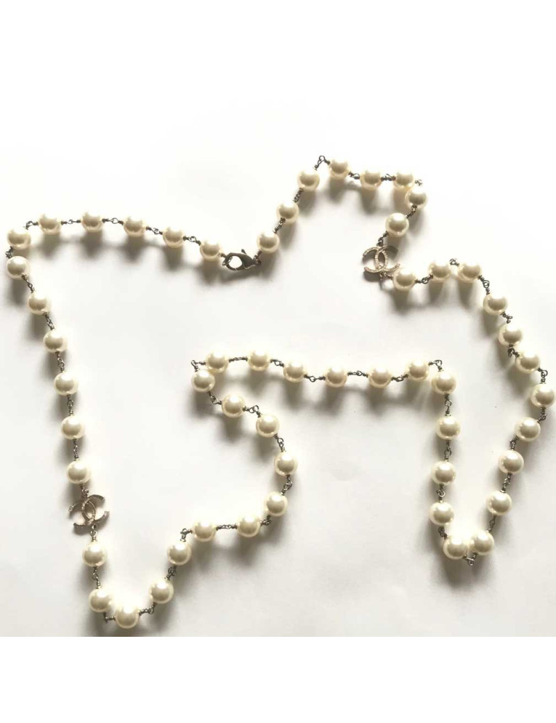 Sautoir perles CHANEL