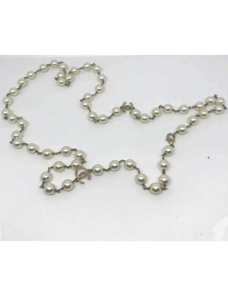 Sautoir perles CHANEL
