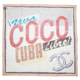 Foulard CHANEL "VIVA COCO CUBA LIBRE"