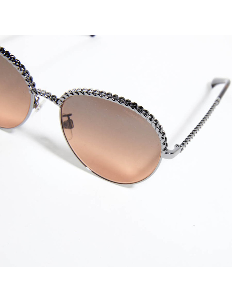 Lunettes de soleil CHANEL avec chaine amovible