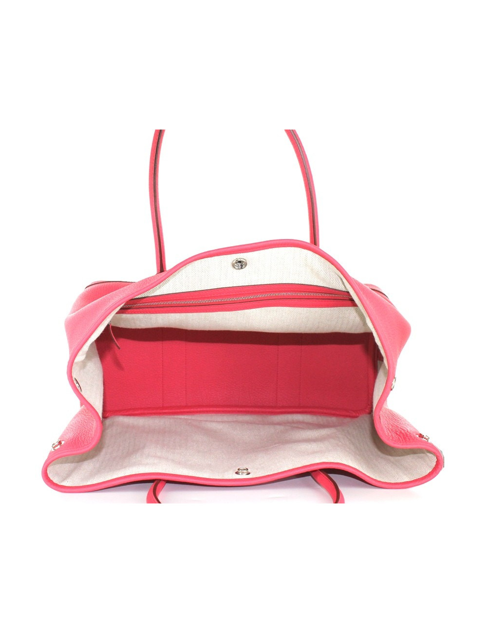 GARDEN PARTY HERMES en cuir rose lipstick