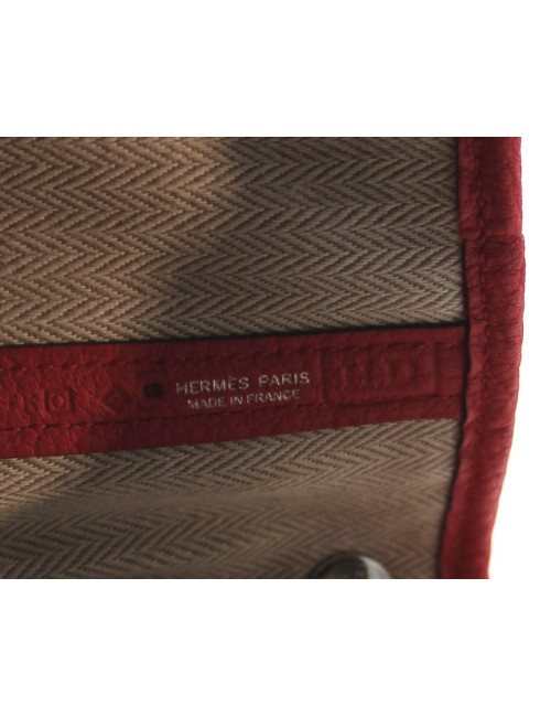GARDEN PARTY HERMES en cuir rose lipstick