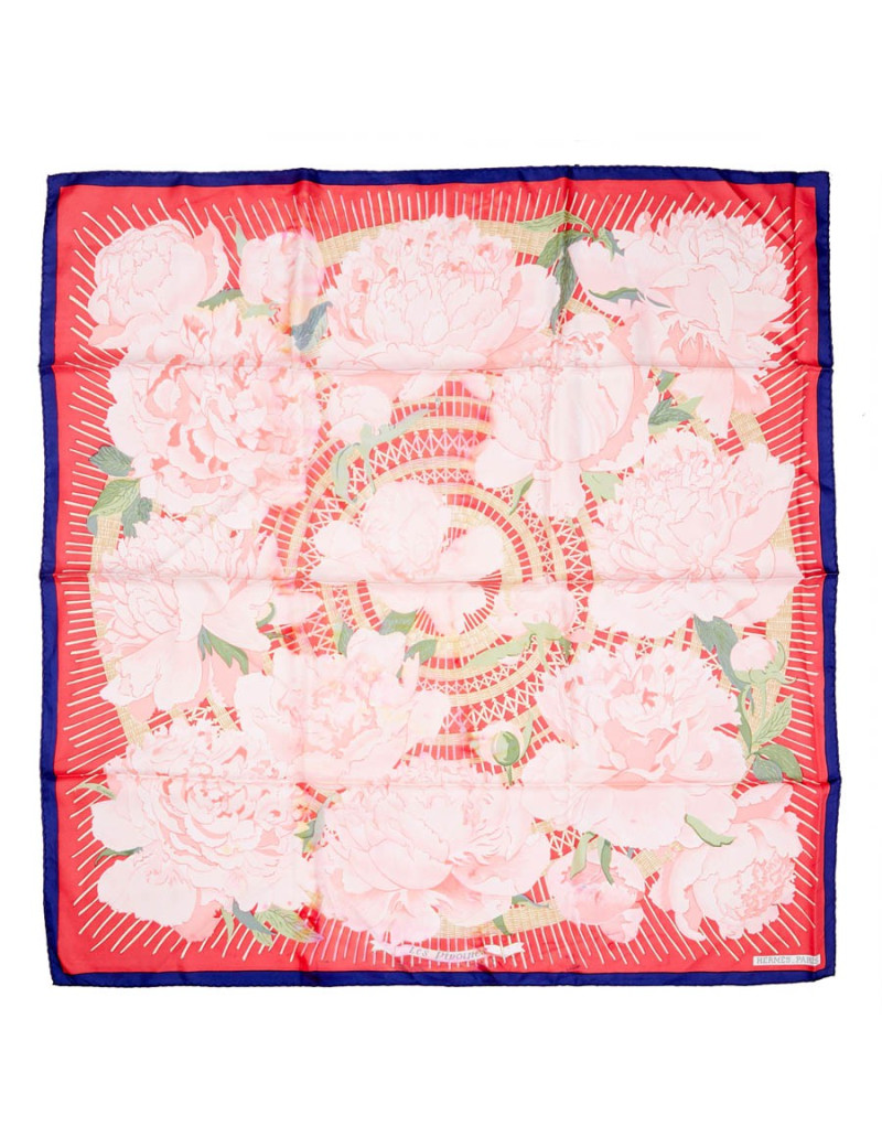 Carre HERMES "Pivoines"