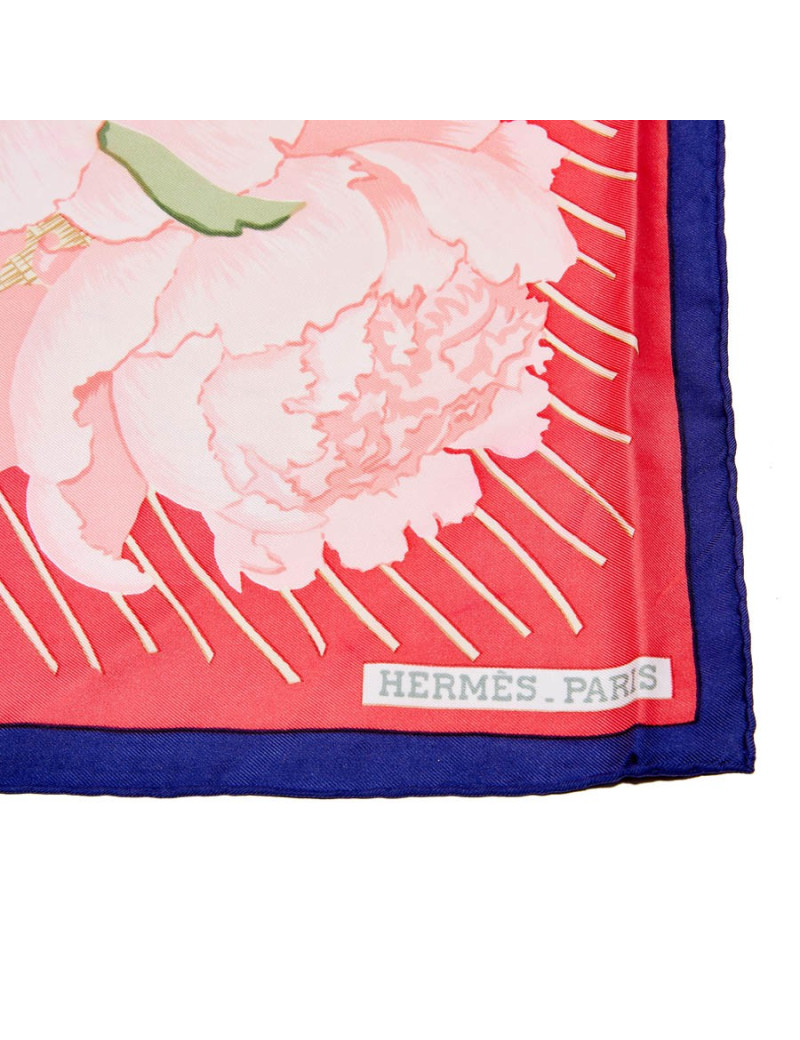 Carre HERMES "Pivoines"