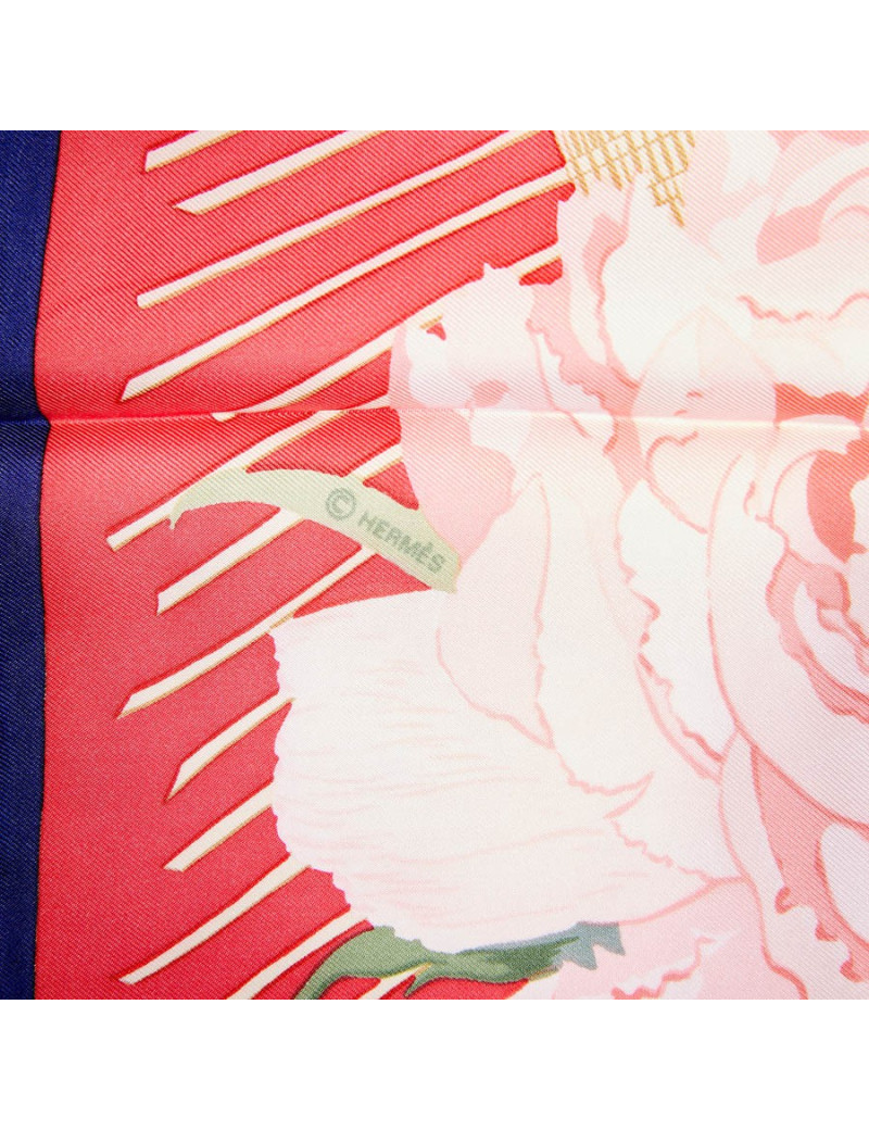 Carre HERMES "Pivoines"