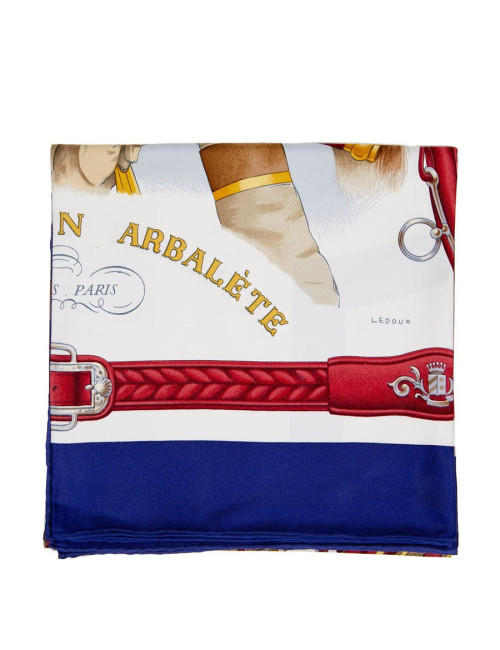 Carré HERMES attelage Arbalette