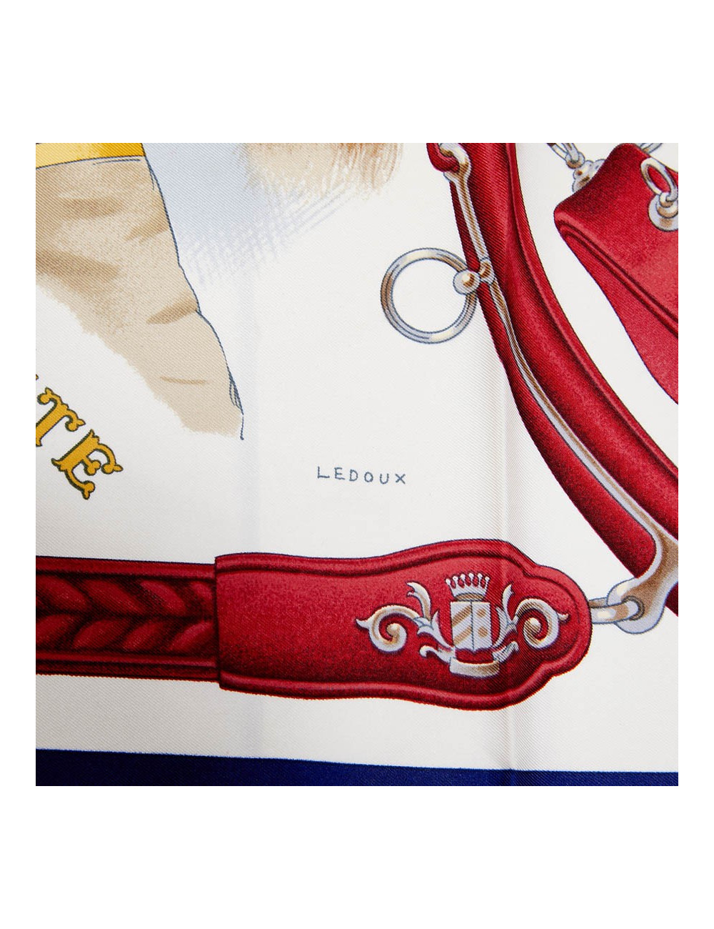 Carré HERMES attelage Arbalette