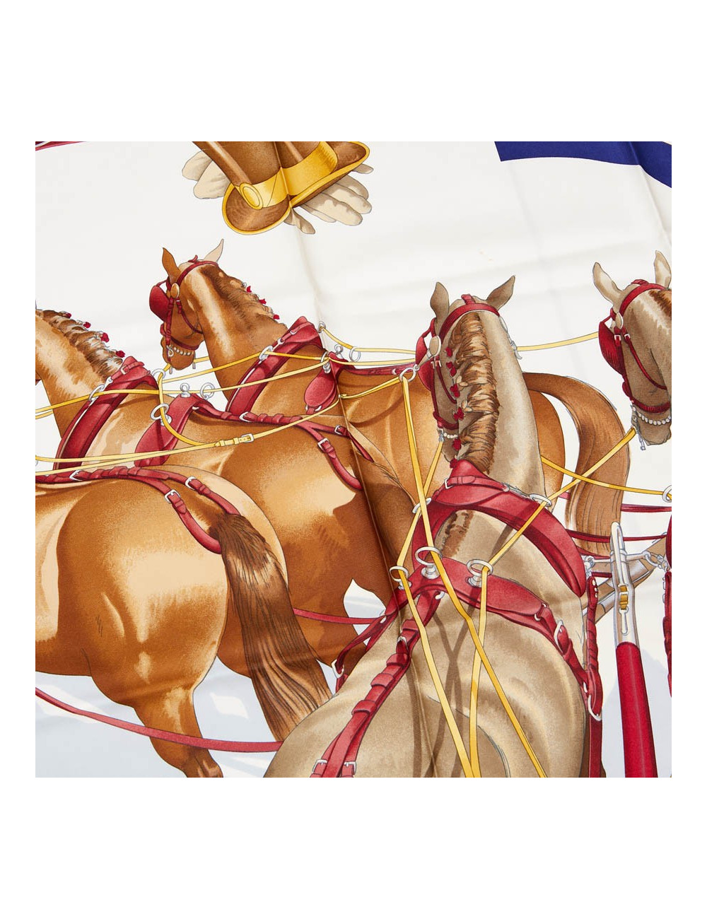 Carré HERMES attelage Arbalette