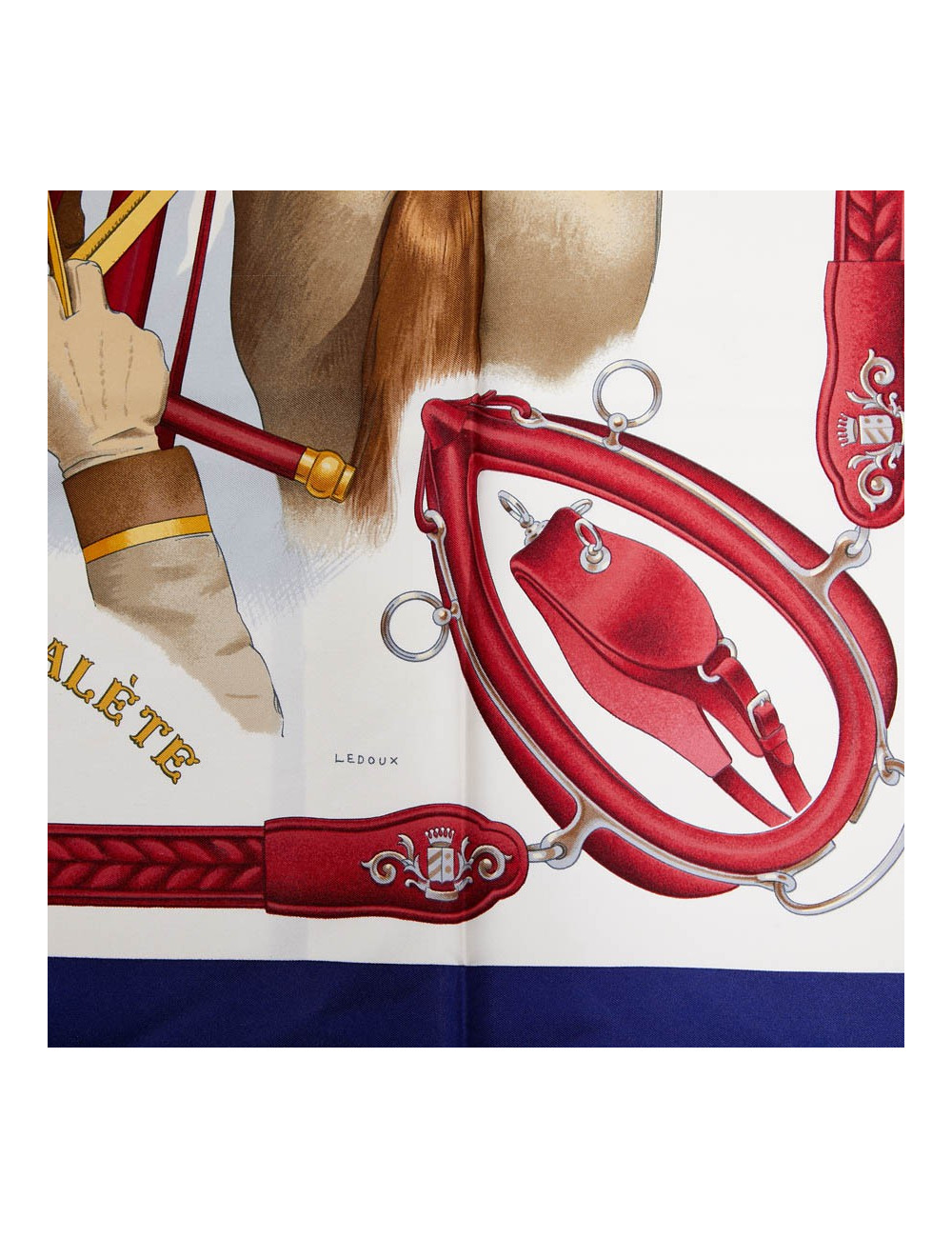 Carré HERMES attelage Arbalette