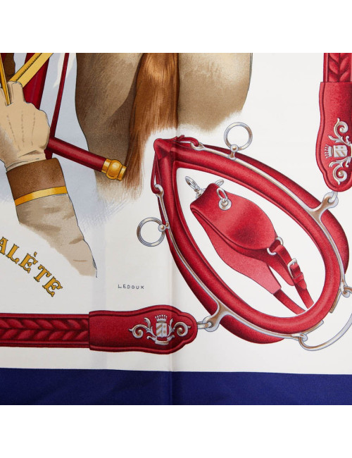 Carré HERMES attelage Arbalette