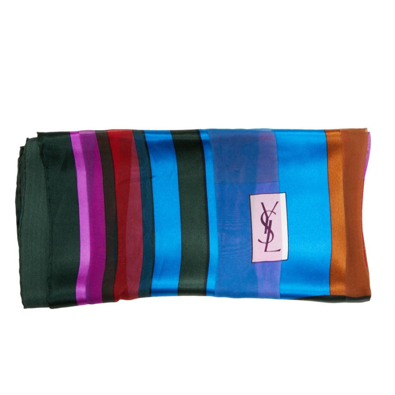 YVES SAINT LAURENT YSL vintage large scarf
