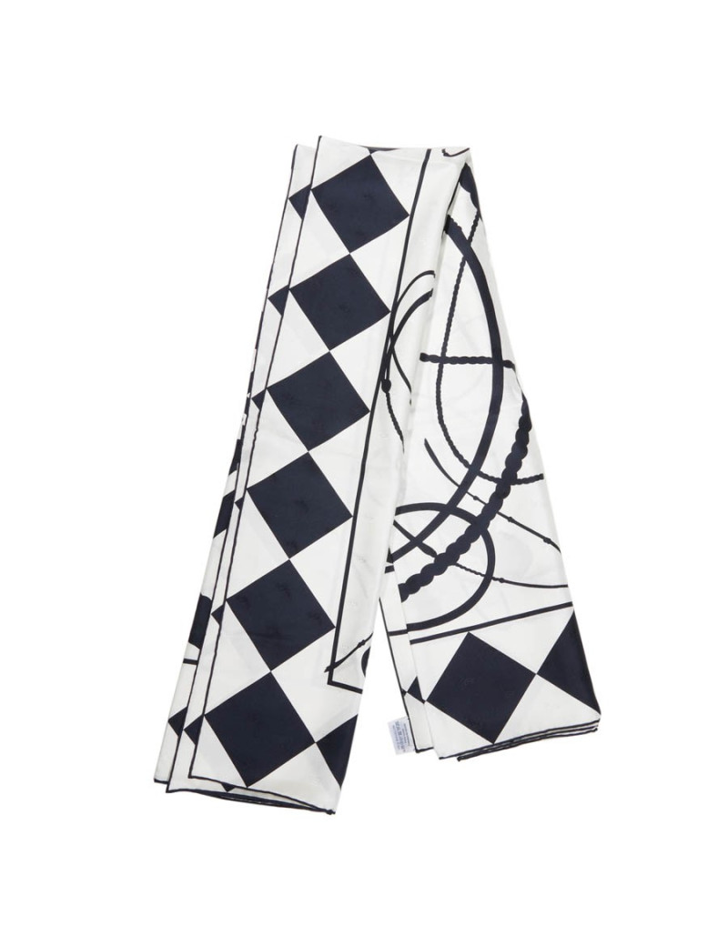 Carré géant 100% soie Quadrige HERMES Fouets et Badines