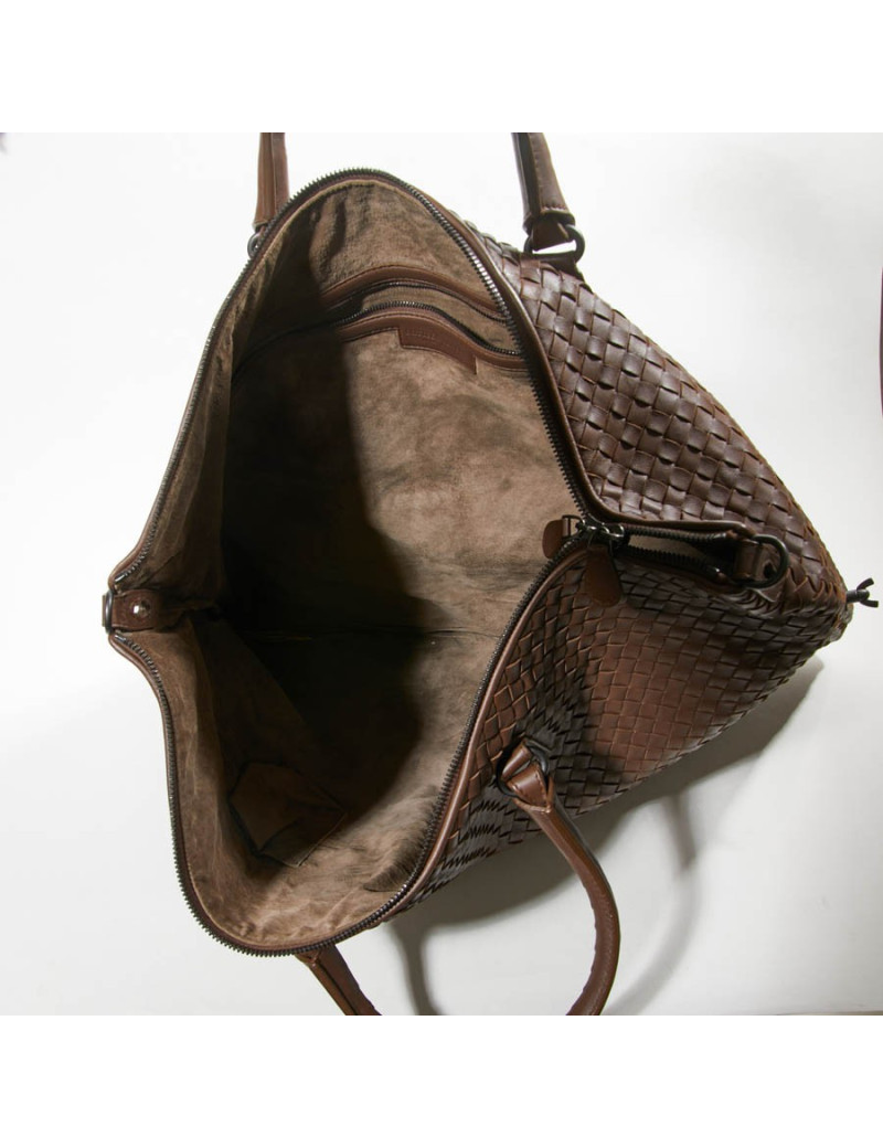 Sac Intrecciato de BOTTEGA VENETA Oversize marron