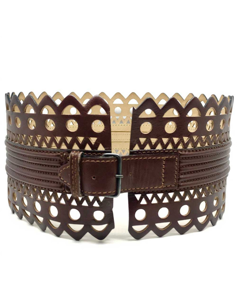 Ceinture ALAIA T65 marron