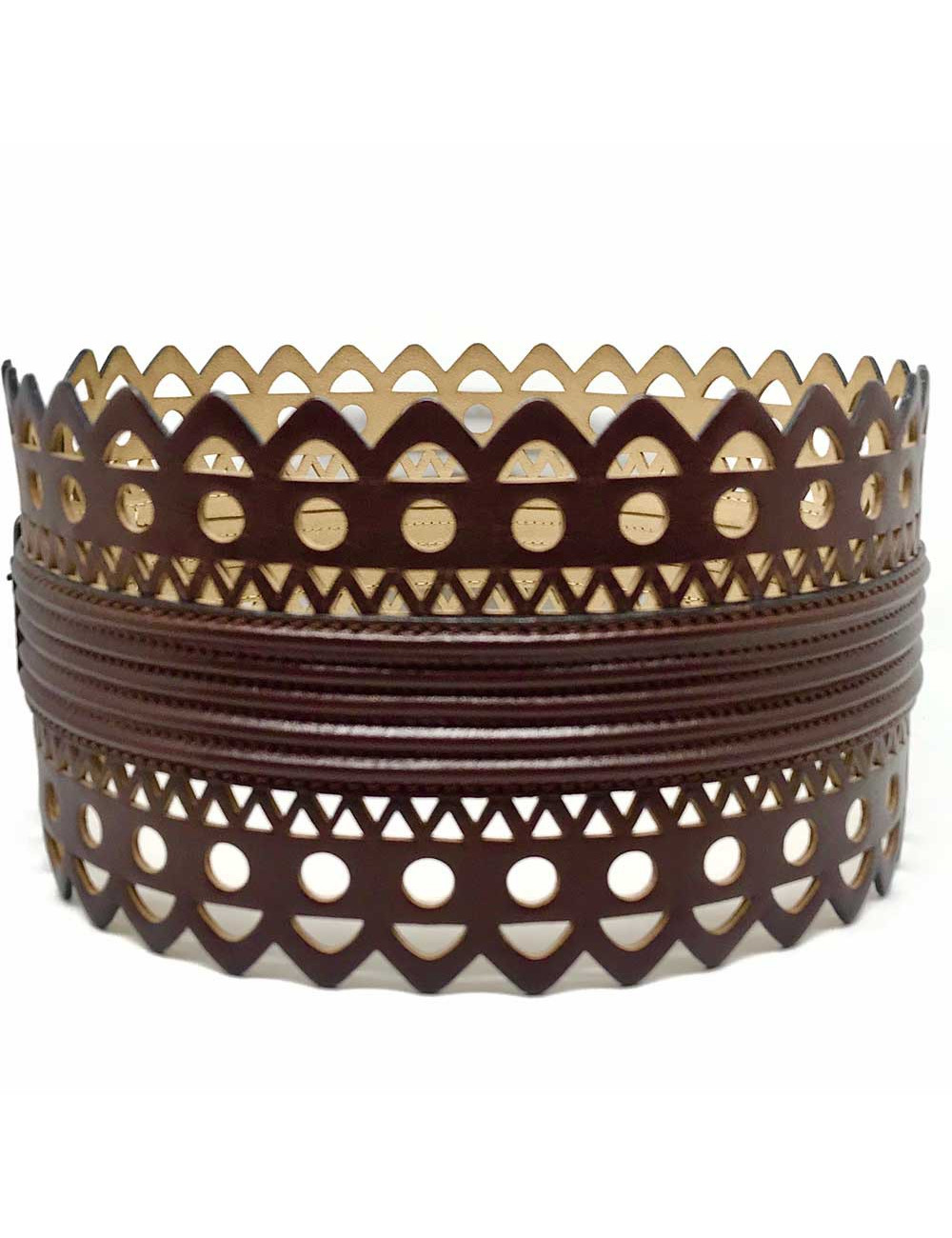 Ceinture ALAIA T65 marron