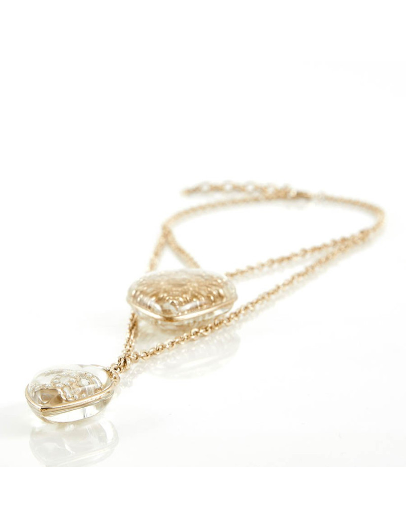 Pendentif CHANEL inclusion de CC