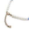 Collier CHANEL perles nacrées et bleues