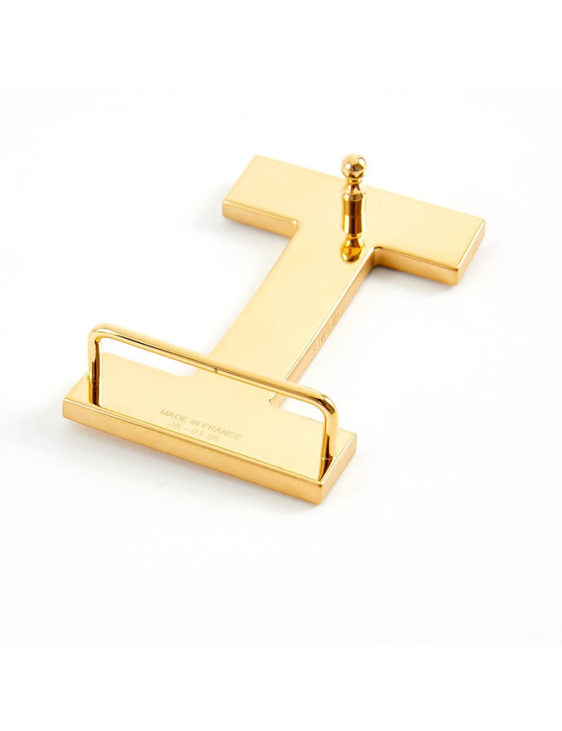Boucle de ceinture HERMES dorée