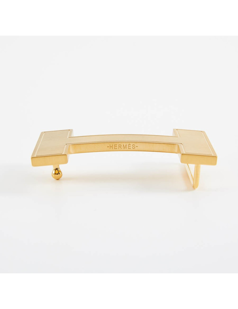 Boucle de ceinture HERMES dorée