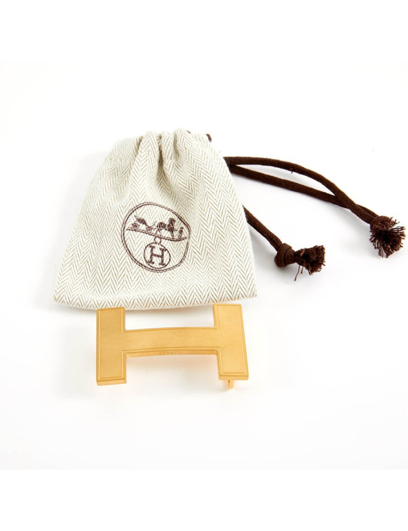 Boucle de ceinture HERMES dorée