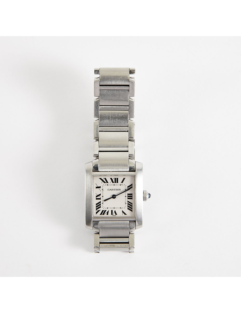 Montre CARTIER Tank française acier 