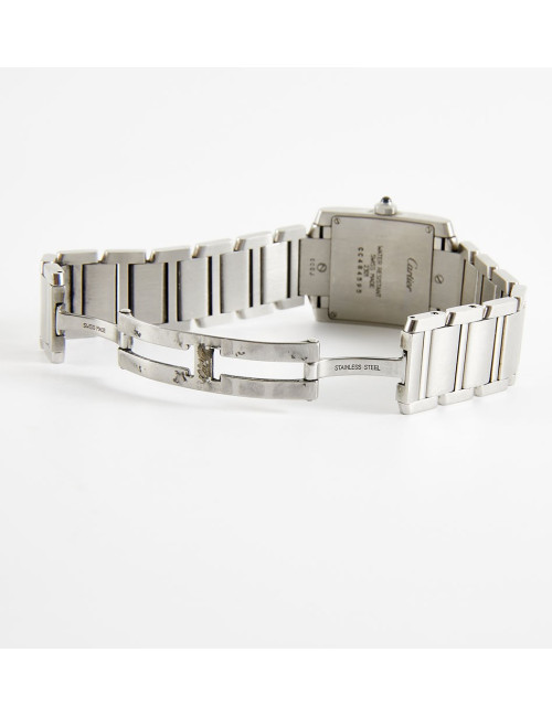 Montre CARTIER Tank française acier 