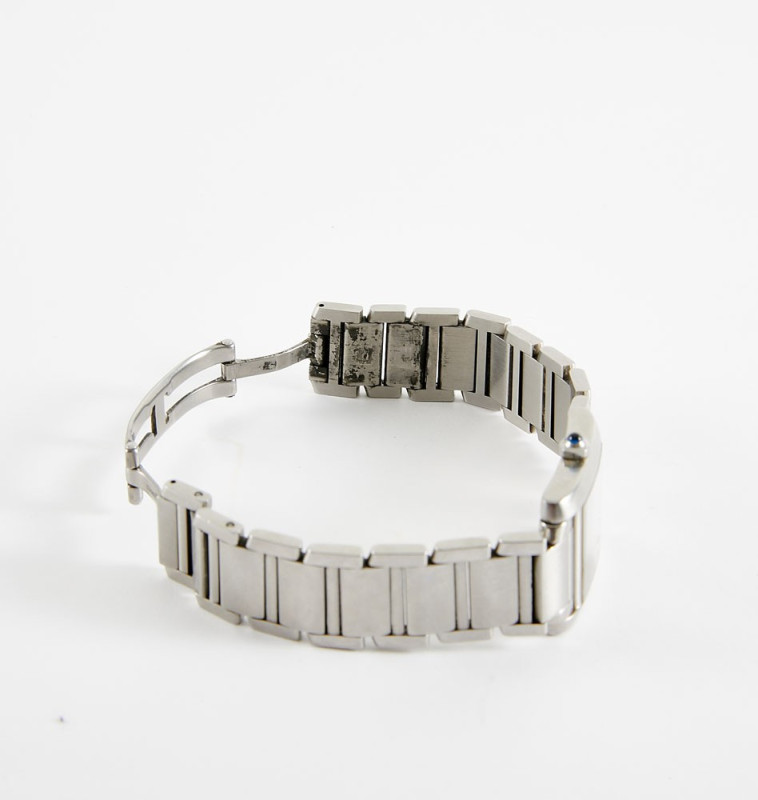 Montre CARTIER Tank française acier