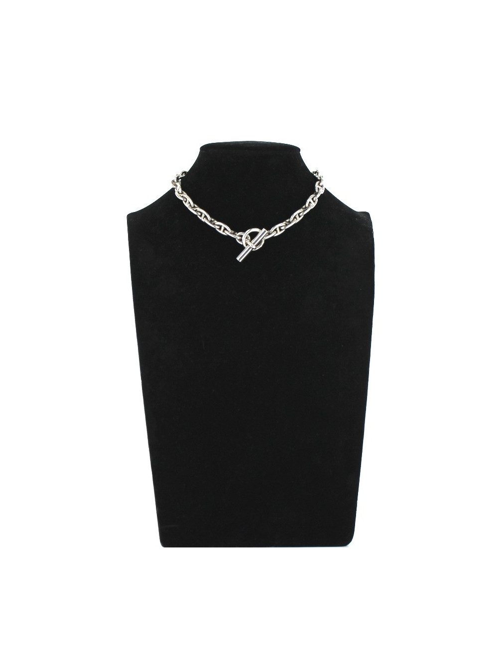 Collier HERMES chaîne d'ancre en argent