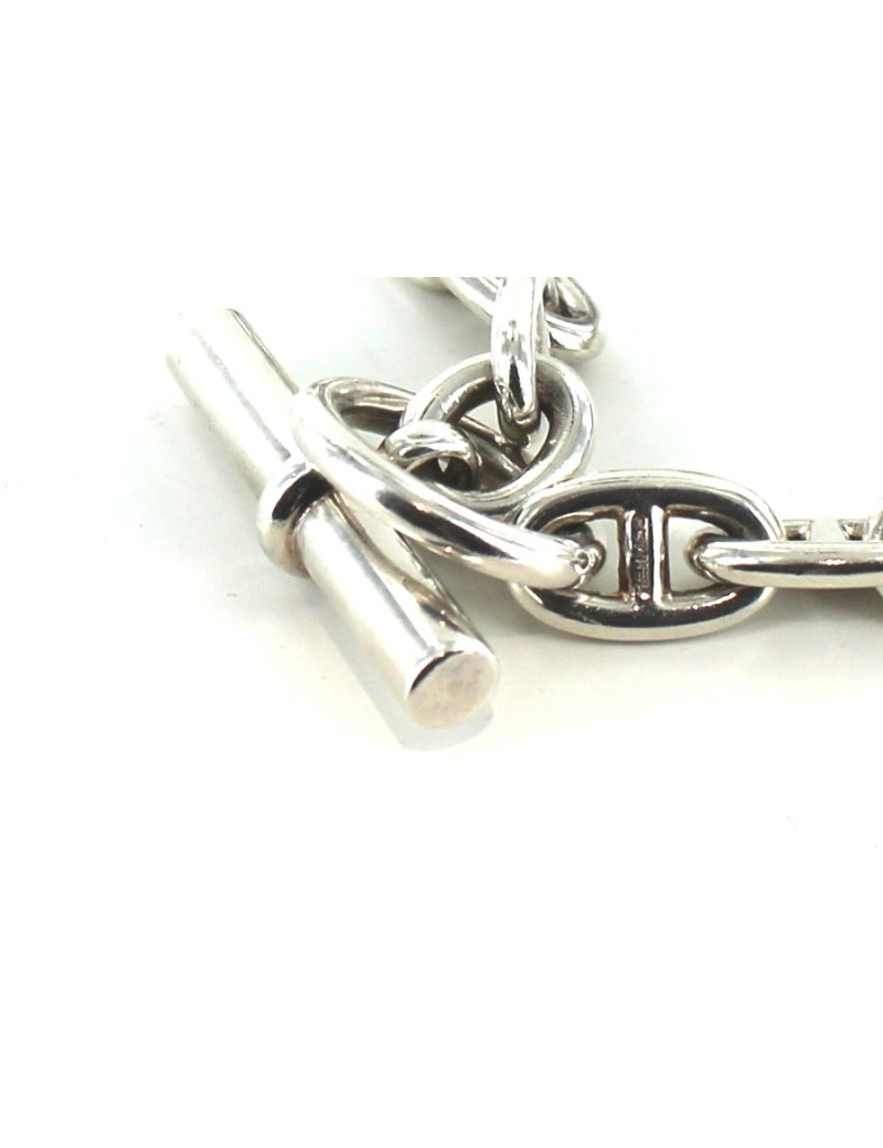 Collier HERMES chaîne d'ancre en argent