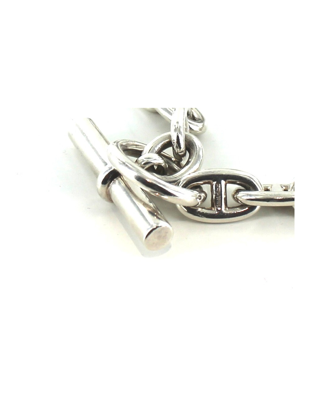 Collier HERMES chaîne d'ancre en argent