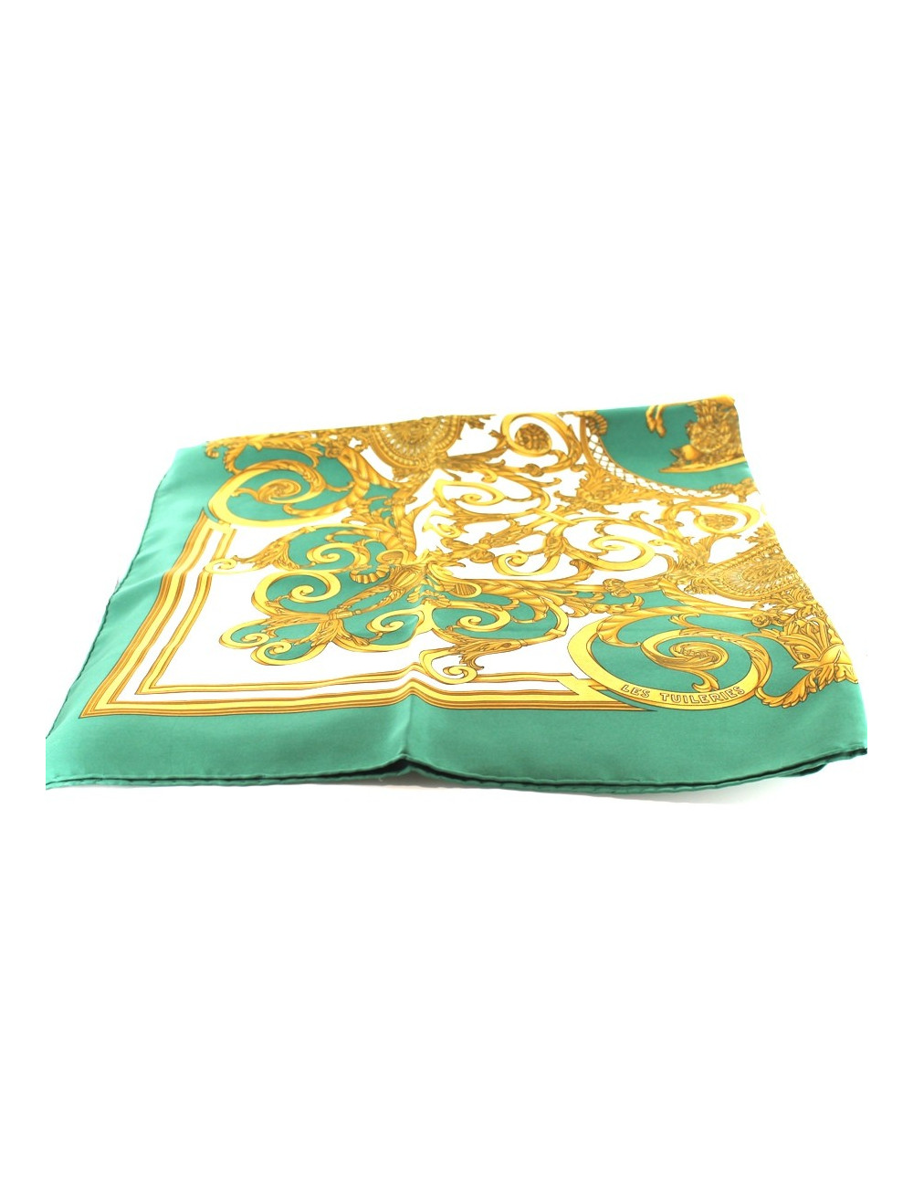 Foulard HERMES en soie Les Tuileries