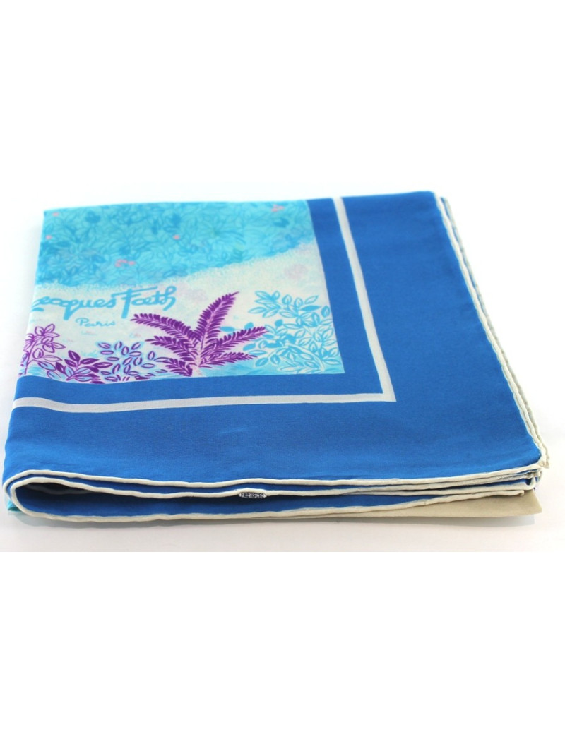Foulard JACQUES FOETH bleu