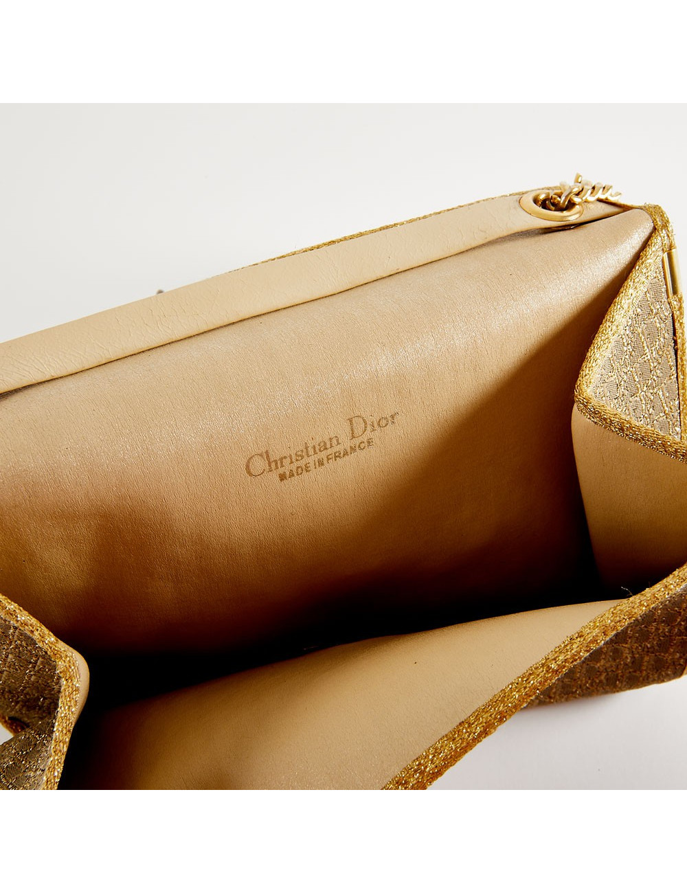 Pochette CHRISTIAN DIOR gravée fils d'or CD Vintage