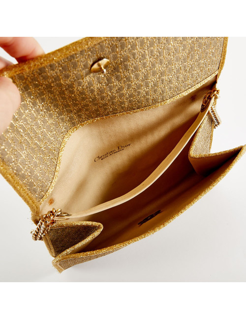 Pochette CHRISTIAN DIOR gravée fils d'or CD Vintage
