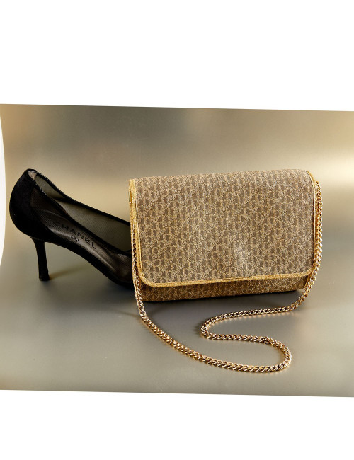 Pochette CHRISTIAN DIOR gravée fils d'or CD Vintage