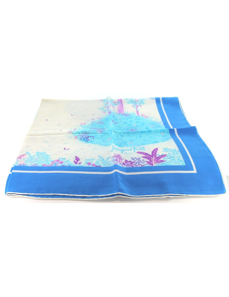 Foulard JACQUES FOETH bleu