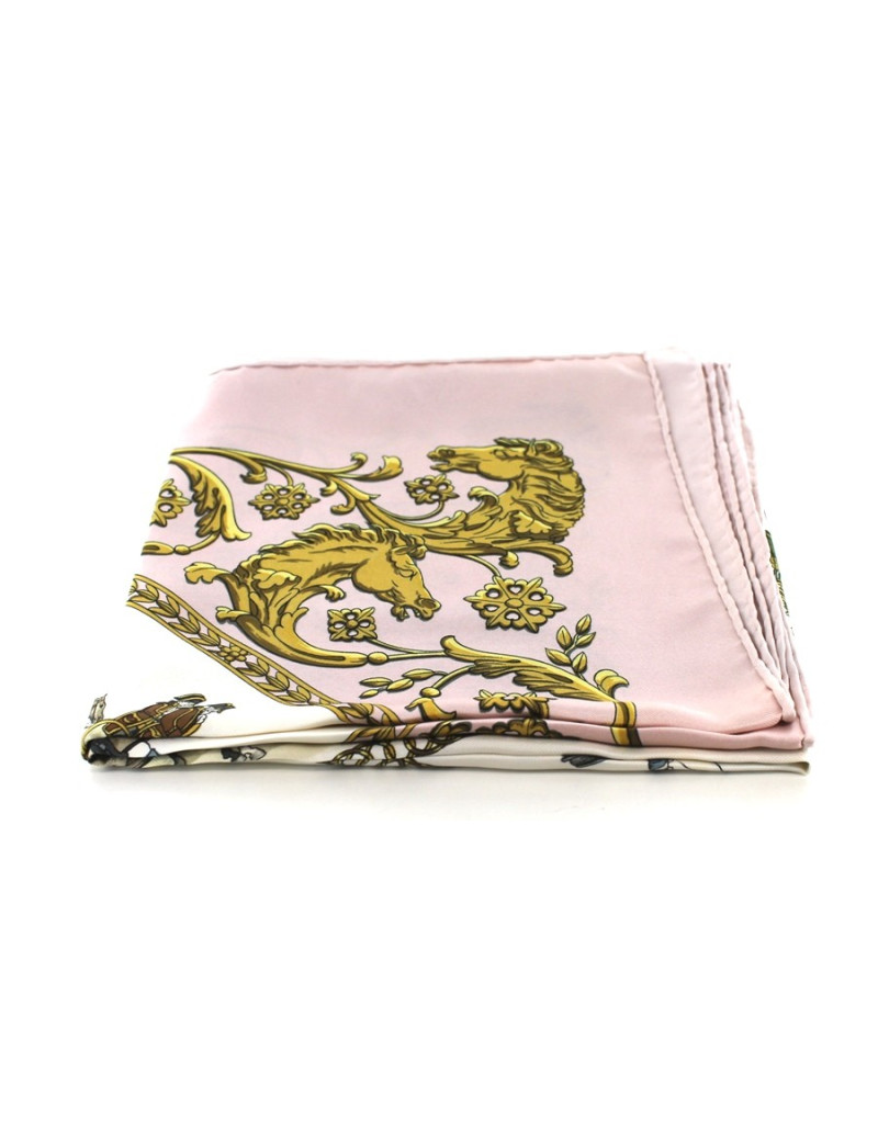 Foulard HERMES La Promenade de Longchamps en soie 