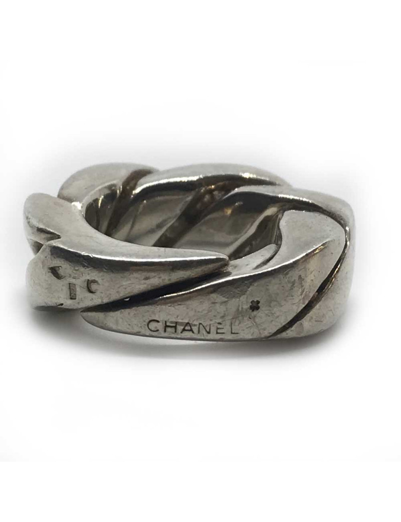 Bague CHANEL argent massif