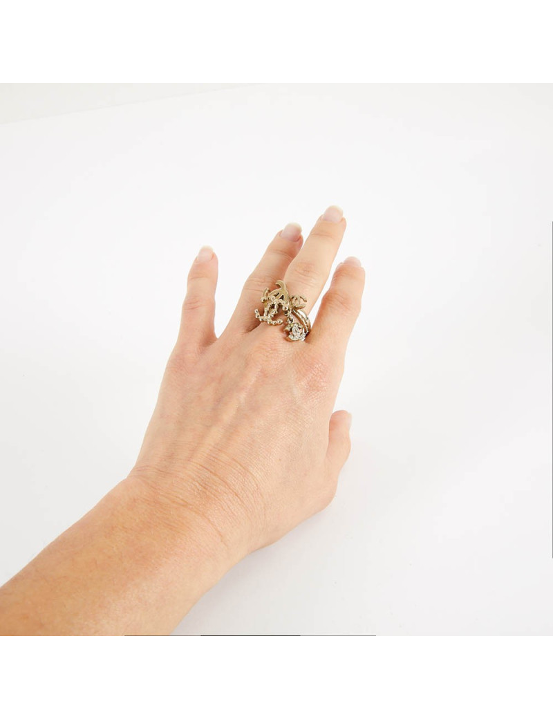 Bague CHANEL quadruple CC