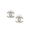 Boucles d'oreille CC CHANEL strass CHANEL