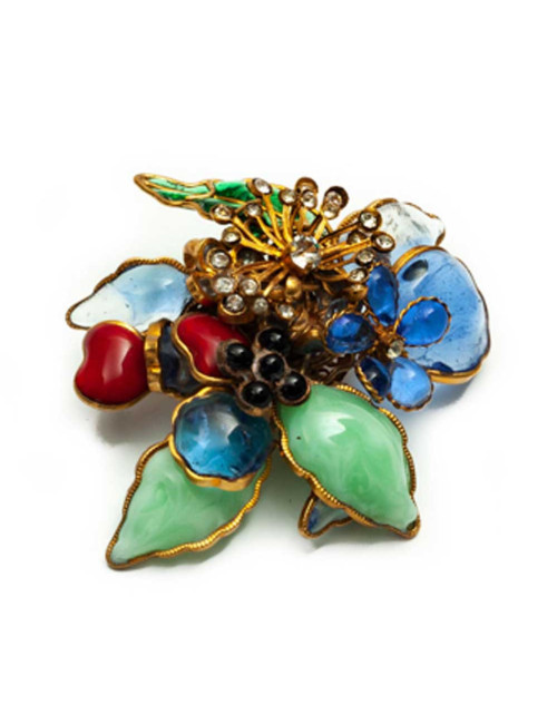 Marguerite de Valois Flower Brooch - Certified Authentic Occasion