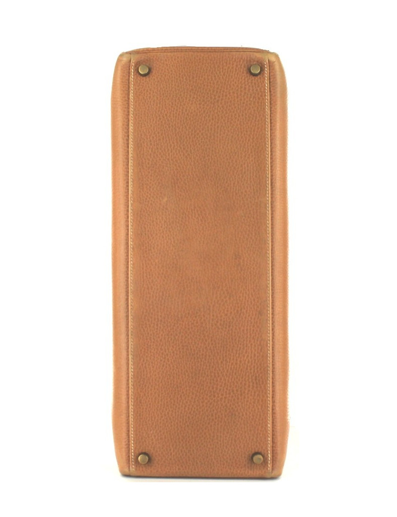 KELLY 40 HERMES en cuir gold