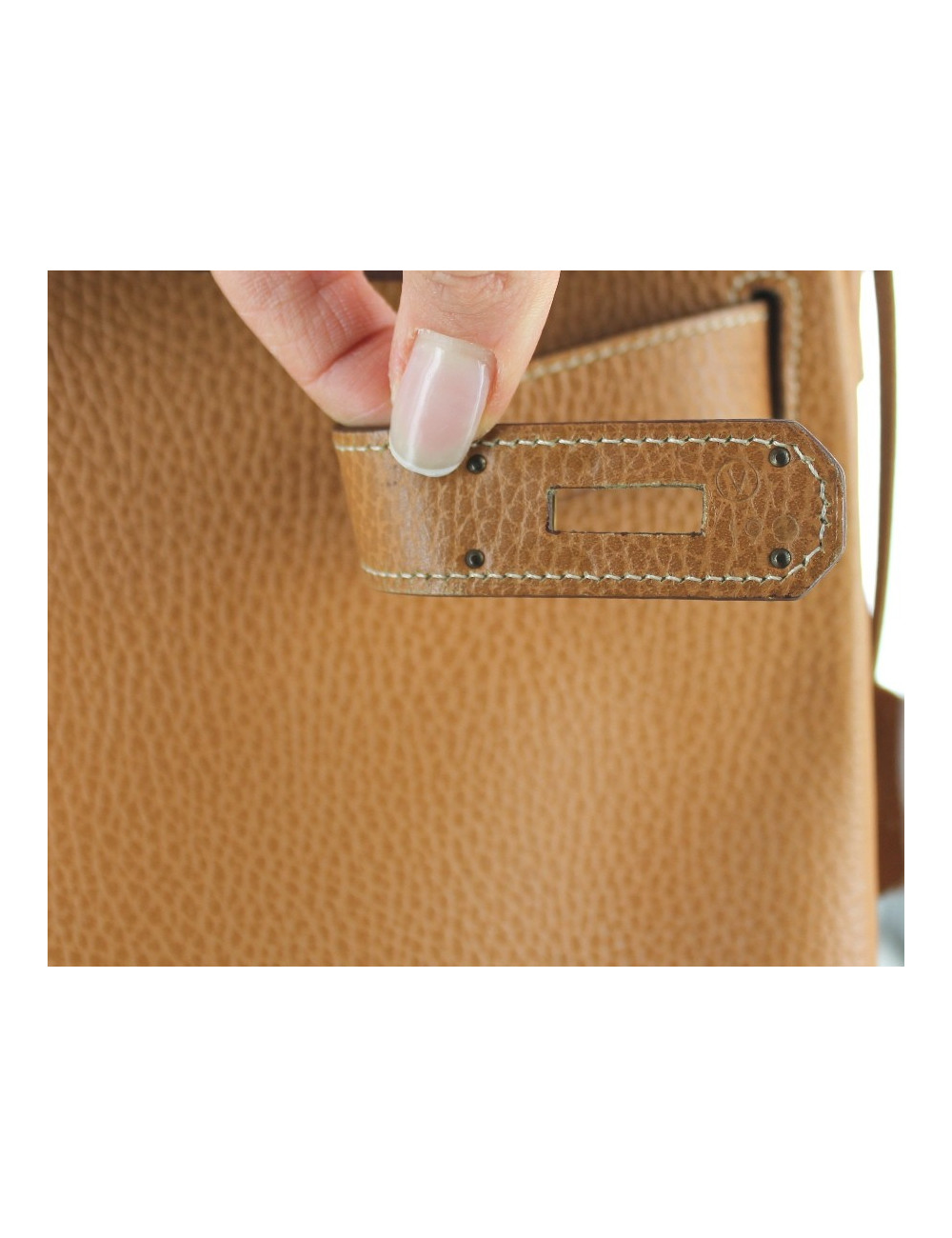 KELLY 40 HERMES en cuir gold