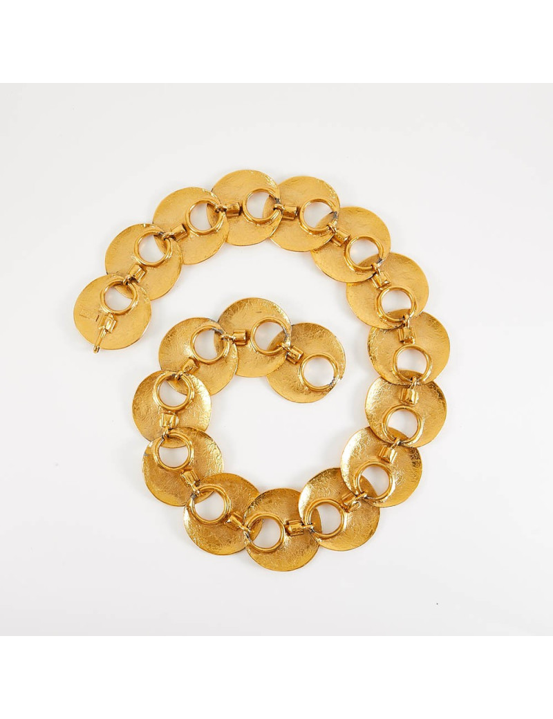 Ceinture YSL dorée 70' SAINT LAURENT