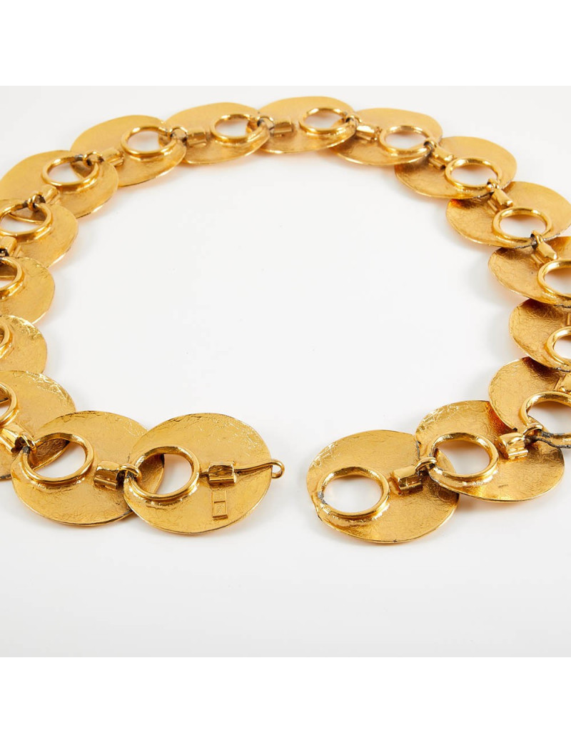 Ceinture YSL dorée 70' SAINT LAURENT