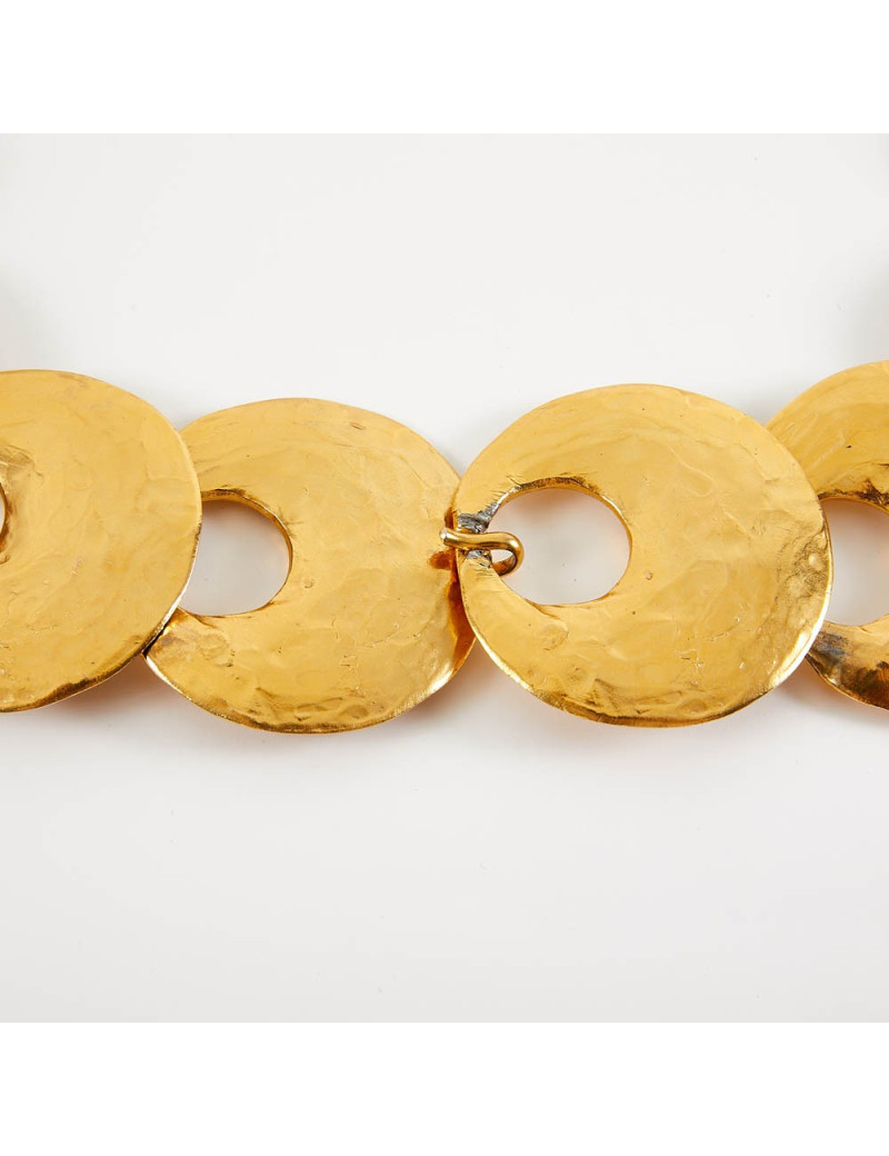 Ceinture YSL dorée 70' SAINT LAURENT